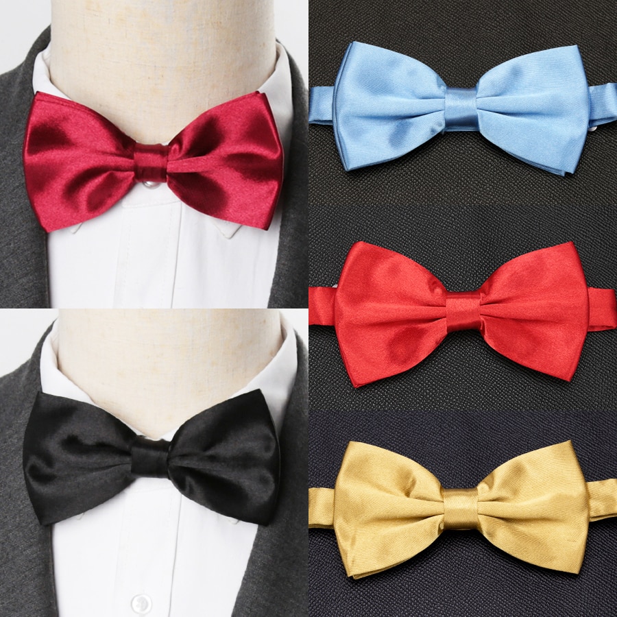 Herren Fliege Hochzeit Krawatten für Männer Frauen Solide Schmetterling Krawatte Krawatte Männlichen Kleid Hemd Zubehör Bowtie