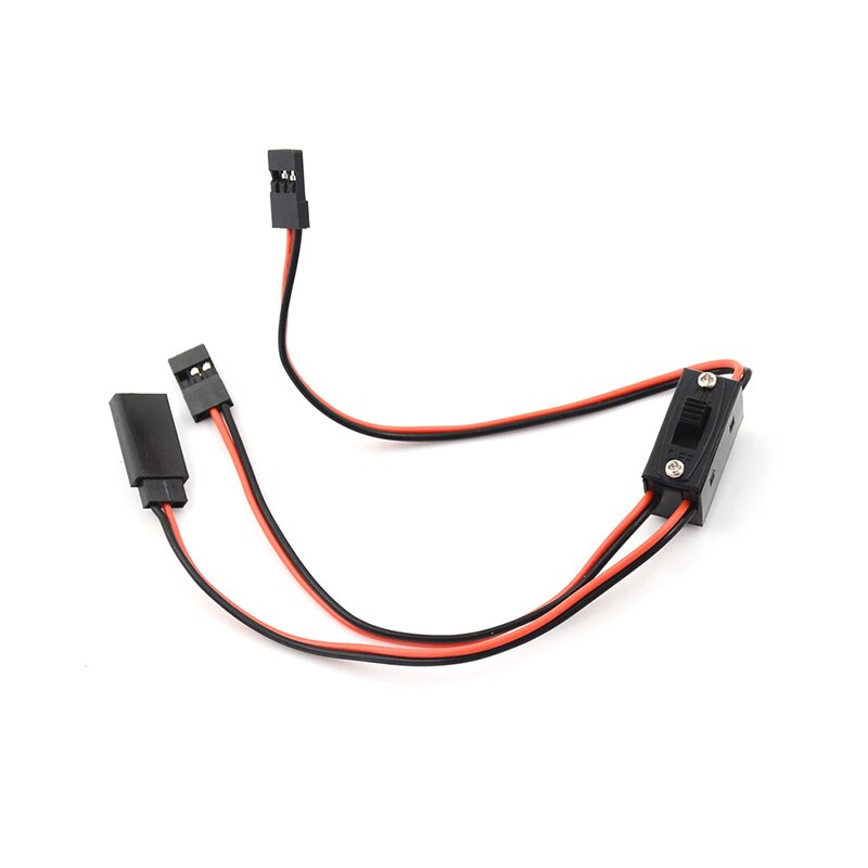 Control Receiver Power Switch Three Interfaces RC Switch Receiver Battery On/Off With JR Lead Connectors And Charge Lead 1pcs
