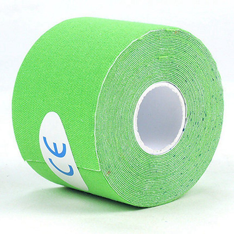 5cm x 5m selvklebende teip atletisk muskelstøtte fysio stropping bånd sport taping trening trening trening muskel beskytter: Elfenben