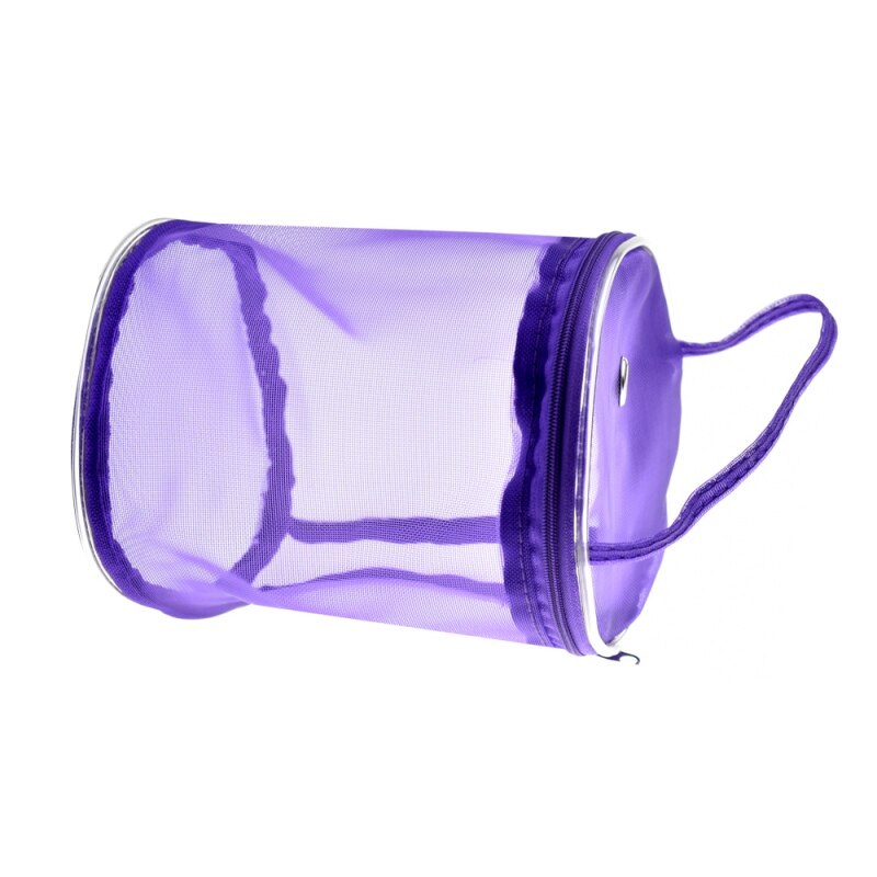 Casa Borse contenitore sentiero e Filati Caso sentiero e Filati Cestelli contenitore di Lavoro A Maglia sentiero e Filati Rotondo Sacchetti di Plastica: piccolo viola