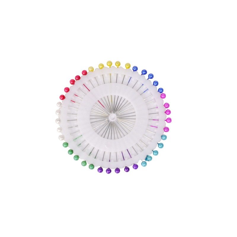 40Pcs Multicolour Plastic Head Spelden Extra Lange Craft Pins Positionering Pins Voor Naaien