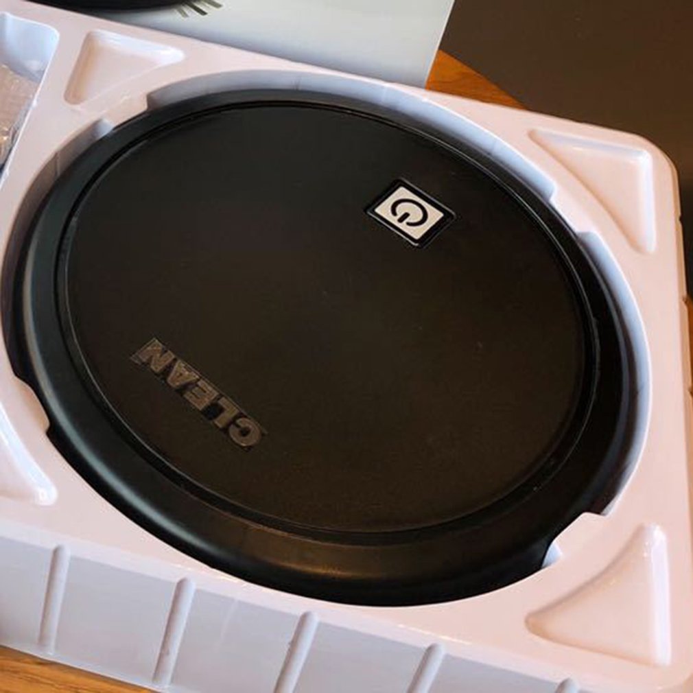 3-In-1 Auto Rechargeable Dry Wet Sweeping Cleaner Abs Intelligent Robot Vacuum Cleaner Multifunctional Smart Floor Sweeper: Black