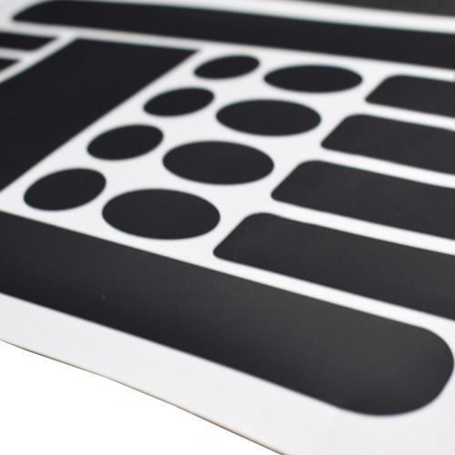 Fietsketting beschermsticker, mountainbike onderhoudssticker, opvouwbaar frame beschermfolie, anti-kras neushoornhuid sticker: Mat