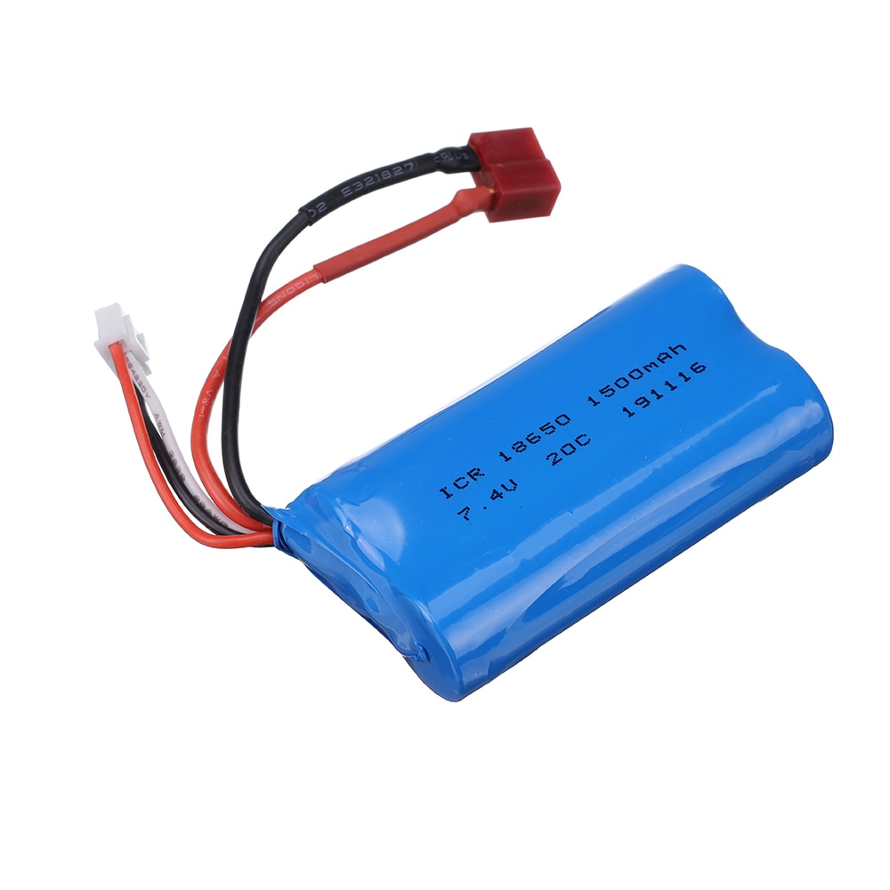 Batteria 7.4v 2S per 1001 1002 HB ZP1001 HB ZP1002 accessori auto telecomando 7.4v 1500mah batteria li-po 20C 18650 T spina