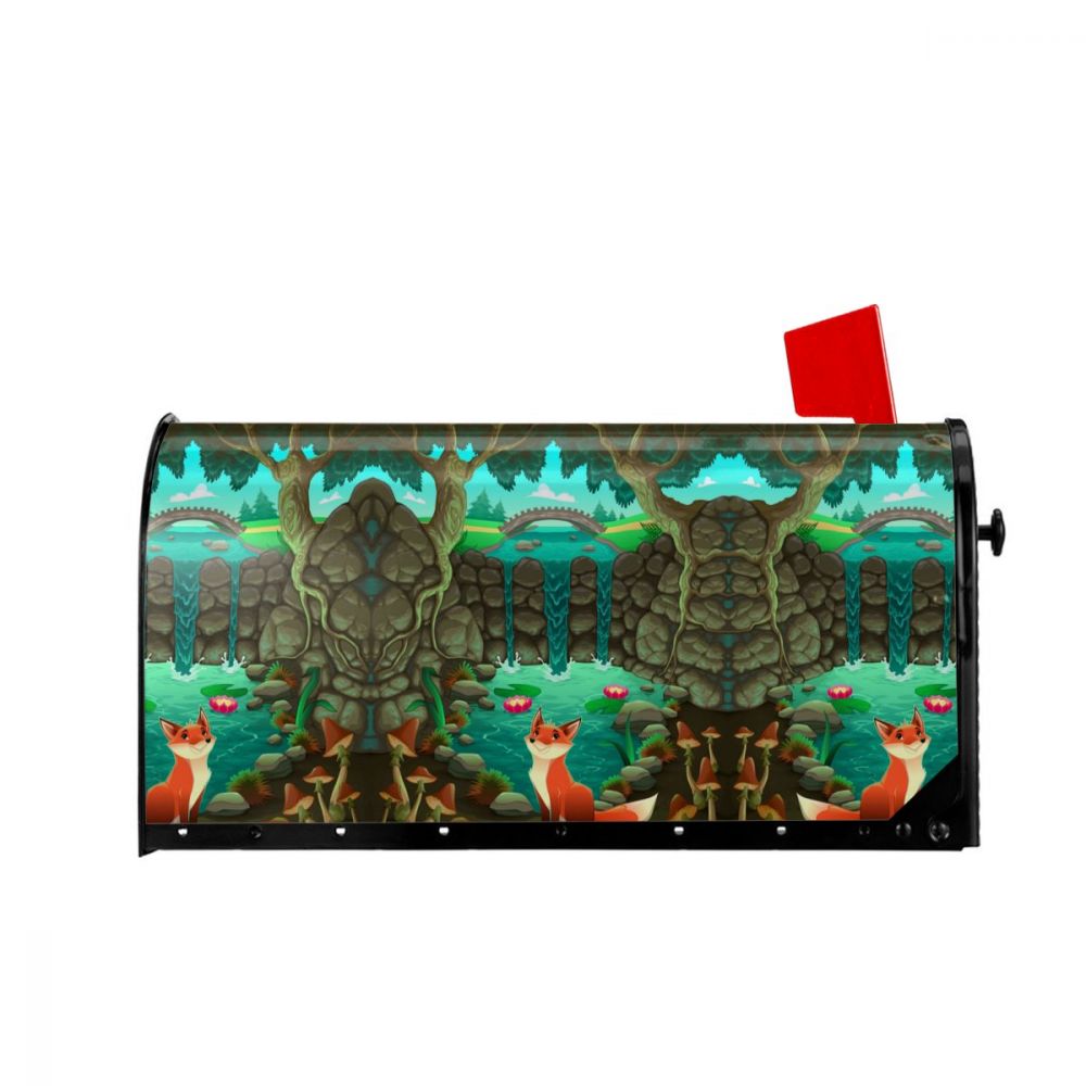 Kawaii vos kinderen droomwereld brievenbushoes kerstbrievenbushoes magnetische brievenbushoes voor tuin en erf