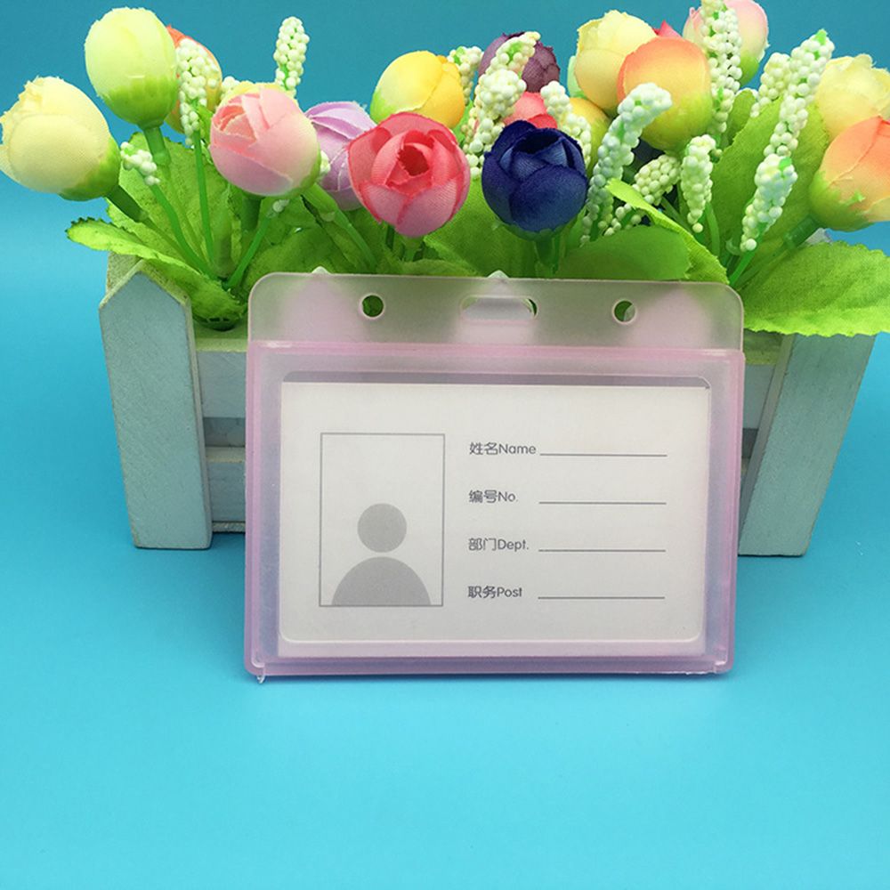 1 peças durável titular do cartão de crachá hospital enfermeira escola guarda de entrada & peito cartão de identificação chave cartão de nome material de escritório da escola: Rose Red