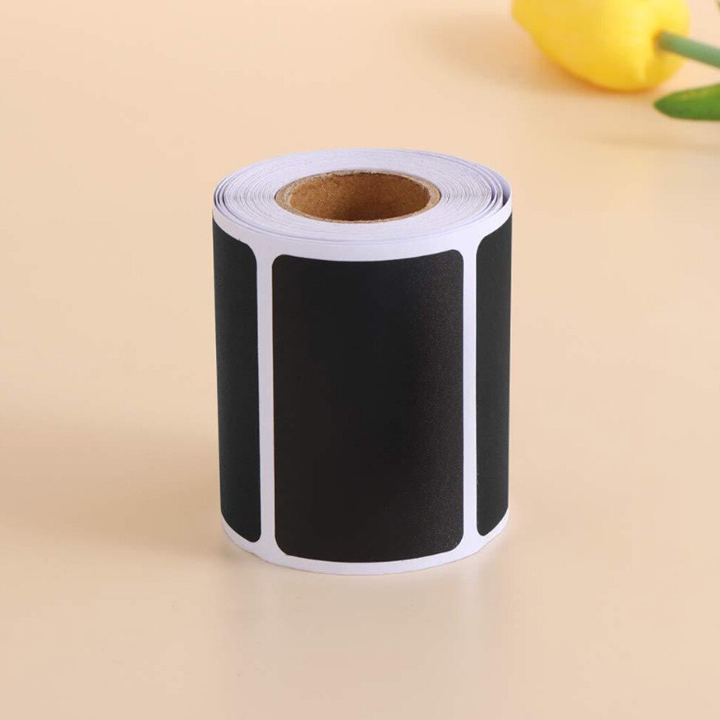 Post-it notes removable chalkboard for writing adhesive label homemade kitchen supplies suitable for spicing jar DIY mark#p3