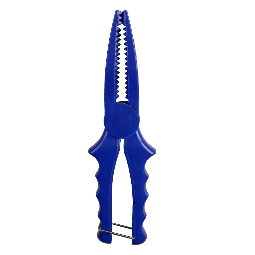 Alicates de pesca de gran tamaño y 20cm de largo, herramientas de pesca multifuncionales, pinza de labios para carpa, lubina, trucha, 1 pieza: Blue