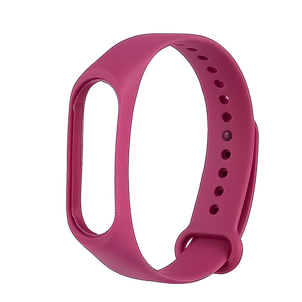 Correa de silicona deportiva para Xiaomi Mi Band 3/4, repuesto para pulsera deportiva: Red wine