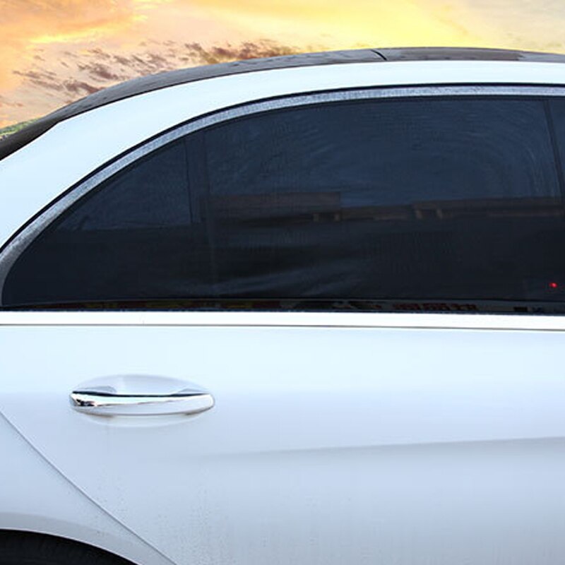2Pcs Car Window Cover UV Protection Shield Sunshade Curtain Sunshade Shield Window Protector Window Car Universal Accessories