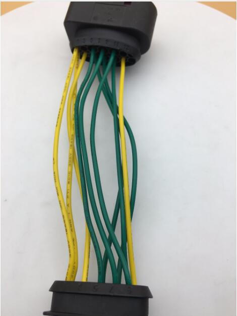 1 st. 14 10- pins koplamp connector adapter 1 j 0 973 737/1 j 0 973 835