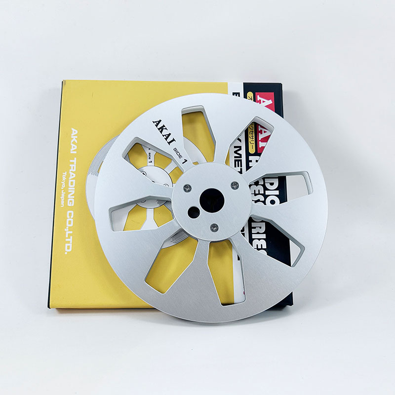 Nieuw! AKAI R-77M-J Audio Accessoires 7 "Lege Metallic Reel Opening Machine Onderdelen Reel-To-Reel Recorders Accessoire: Zilver