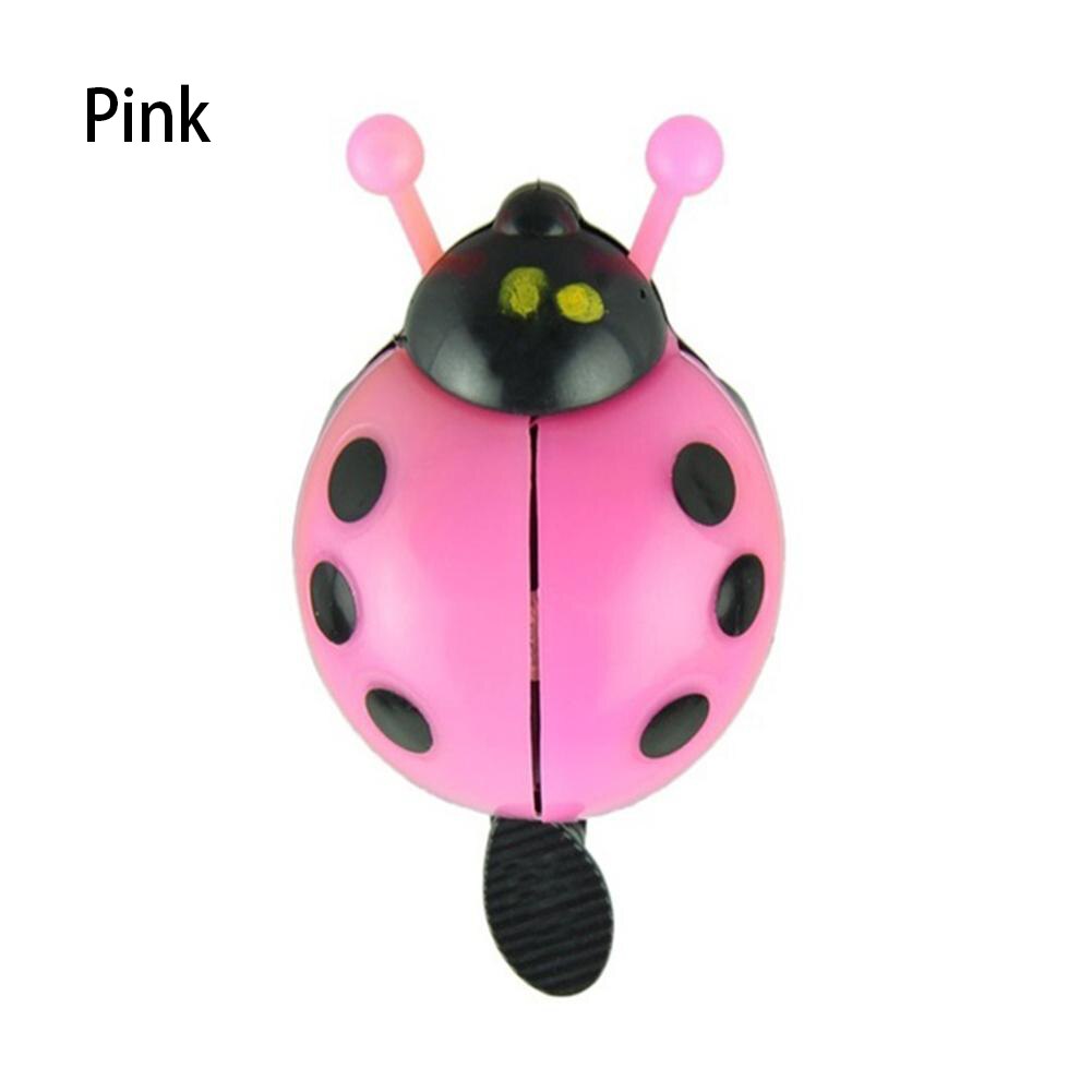 Fiets lieveheersbeestje bel mountainbike leuke bel fiets decoratie bel fiets geluid helder scherpe accessoires: Roze