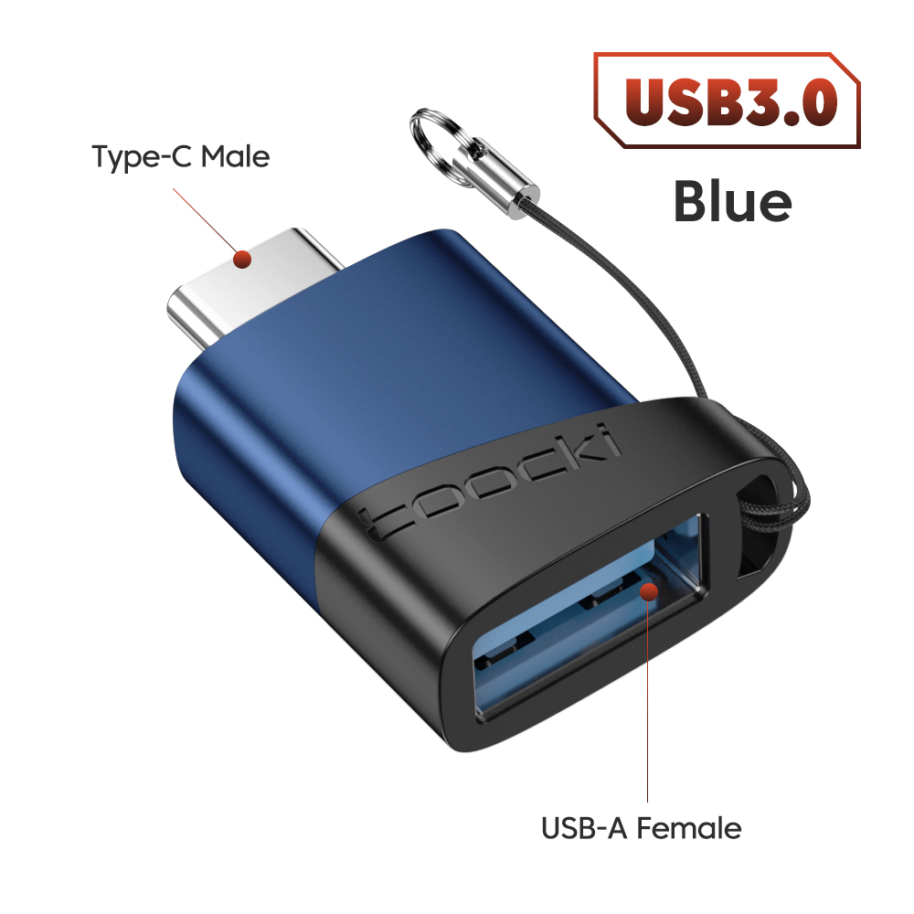 Toocki OTG Adapter Type C to USB Micro USB to Type C Adapter OTG USB to Type C Converter For Macbook Xiaomi Samsung Huawei OPPO: green