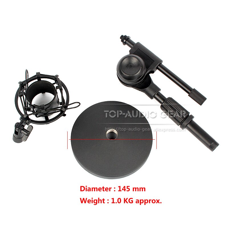 Soporte de micrófono de suspensión para escritorio, para BLUE YETI NANO USB, Araña de mesa, Clip de soporte para montura de micrófono, estante a prueba de golpes