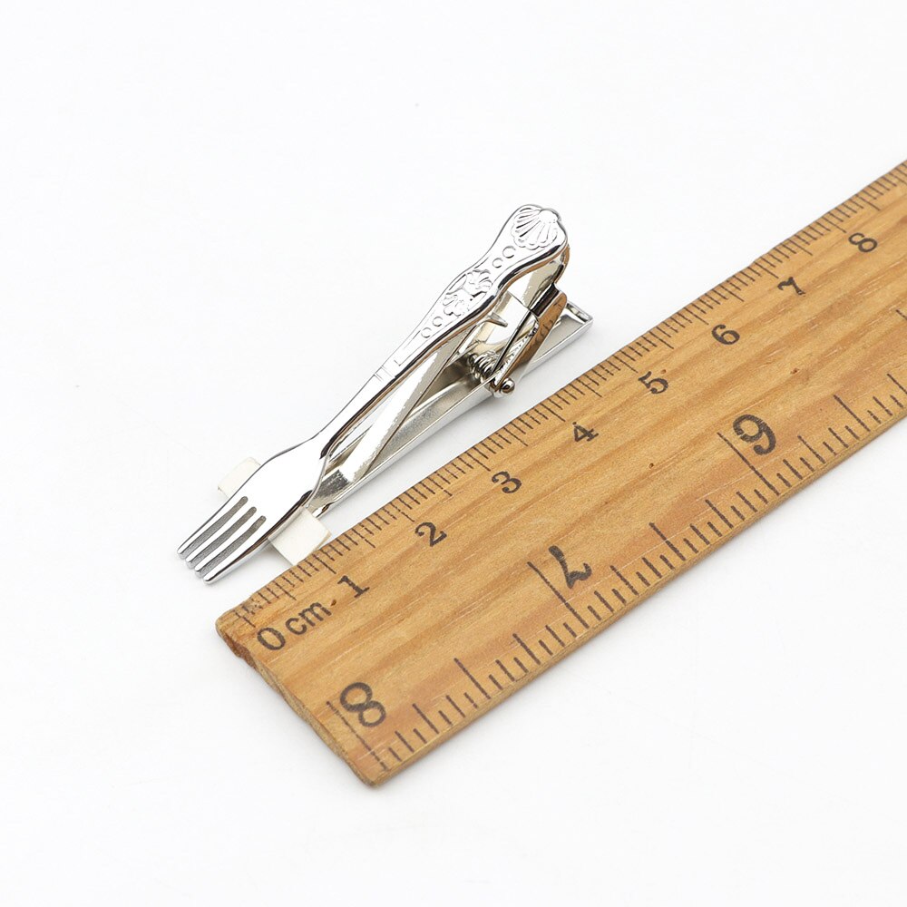 Küchenchef Männer der Küche Krawatte Clips Metall Gabel Messer Löffel Silber Gold Nette Delfin Pfeil Stift Auto Flugzeug Bräutigam Bar Party Zubehör: 15