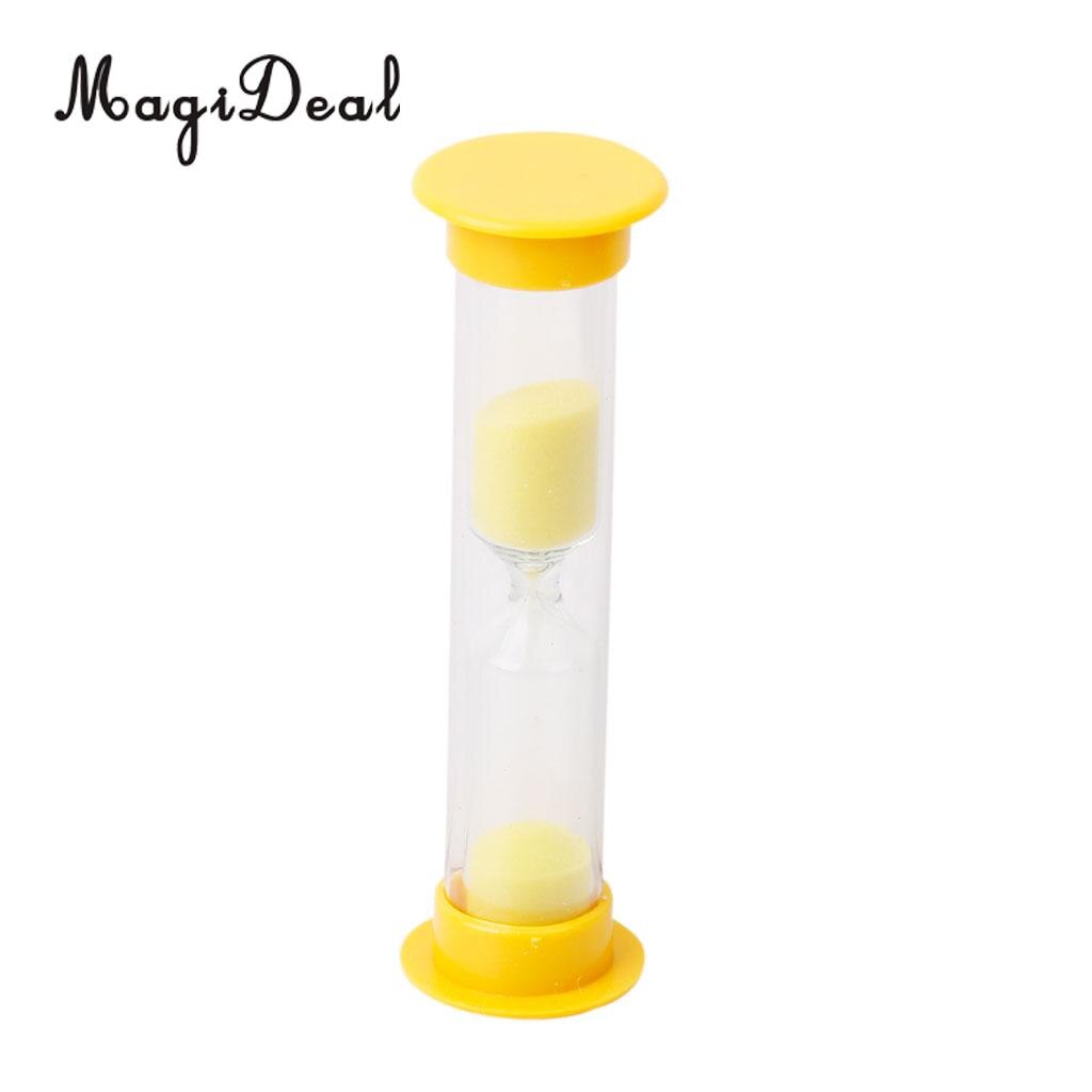Magideal Home Decoratieve Kleine Klok Timer Countdown Zandloper Zandloper Zand Klok 1/2/3 Min Geel/Blauw/Rode Pick: Yellow / 3min