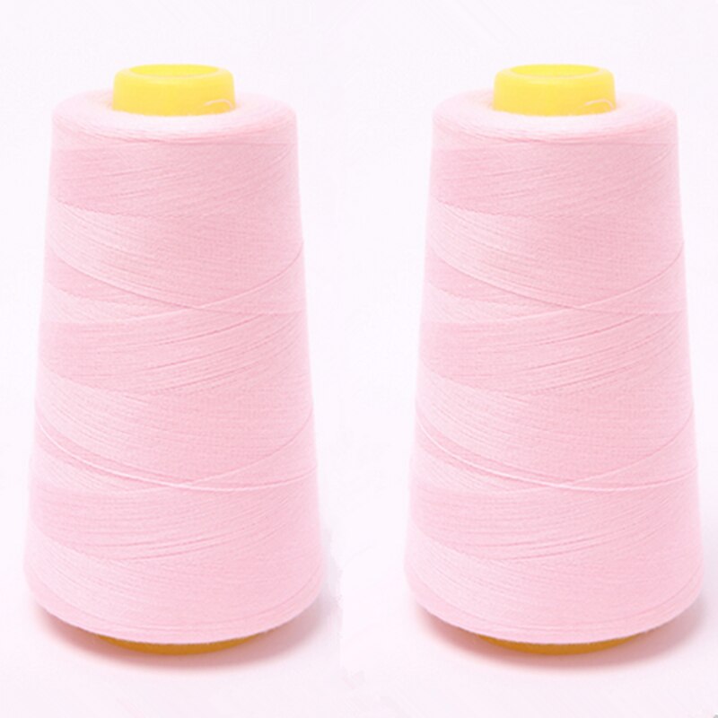 1Pcs 3000 Yards Polyester Thread Sewing Color Optional: Pink 1pcs