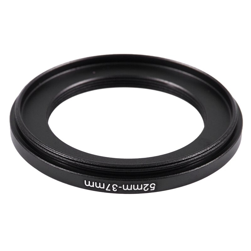 52Mm-37Mm 52Mm To 37Mm Black Step Down Ring Adapter For Camera &amp; Camera Lens Filter Step Up Ring 37Mm To 52Mm Adapter Black