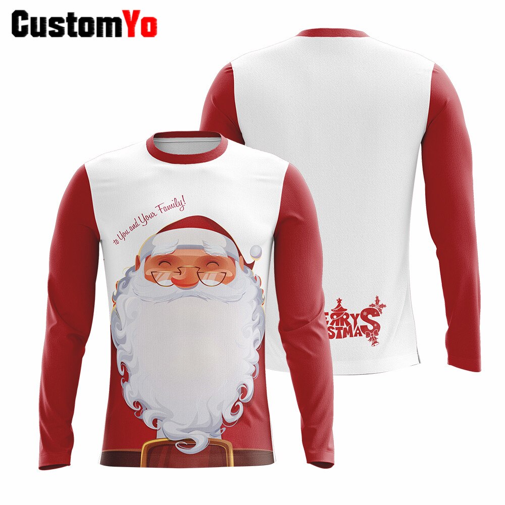 Men Boy Santa Christmas T-Shirt Unisex Red And White T Shirt custom printed T shirt: 18