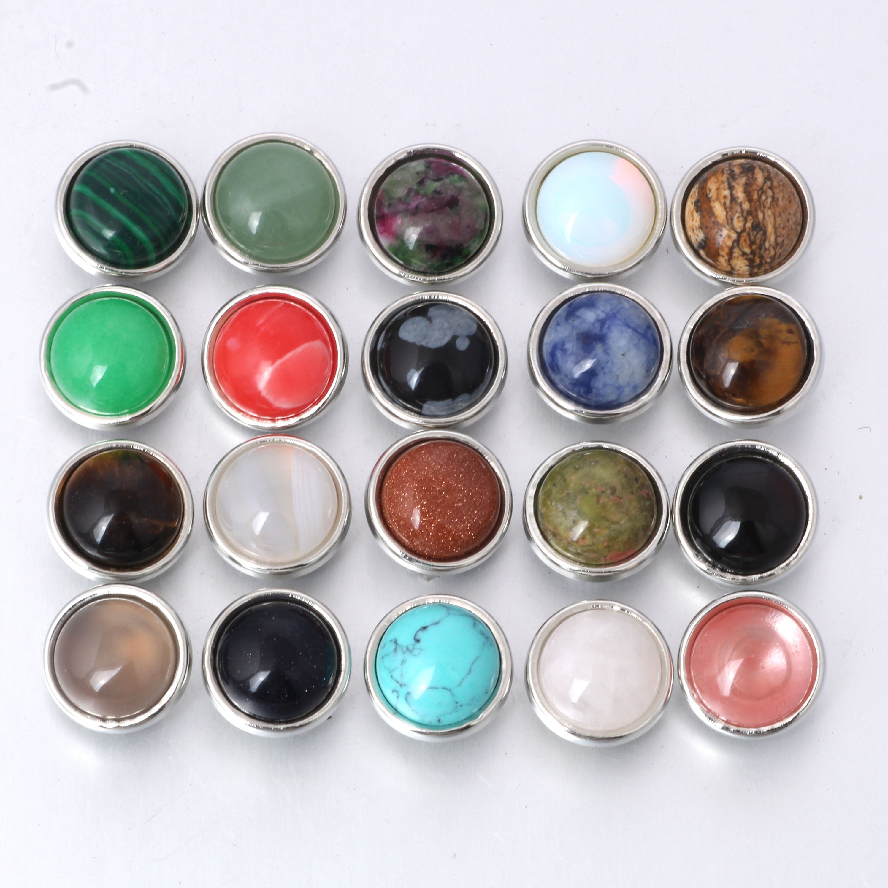 10 pz/lotto Nuovo Colore Misto Della Resina Snap Rotonda Mini Scatta Bottoni per Scatta Gioielli Fit 12 millimetri Snap Collana Dei Braccialetti ZL218