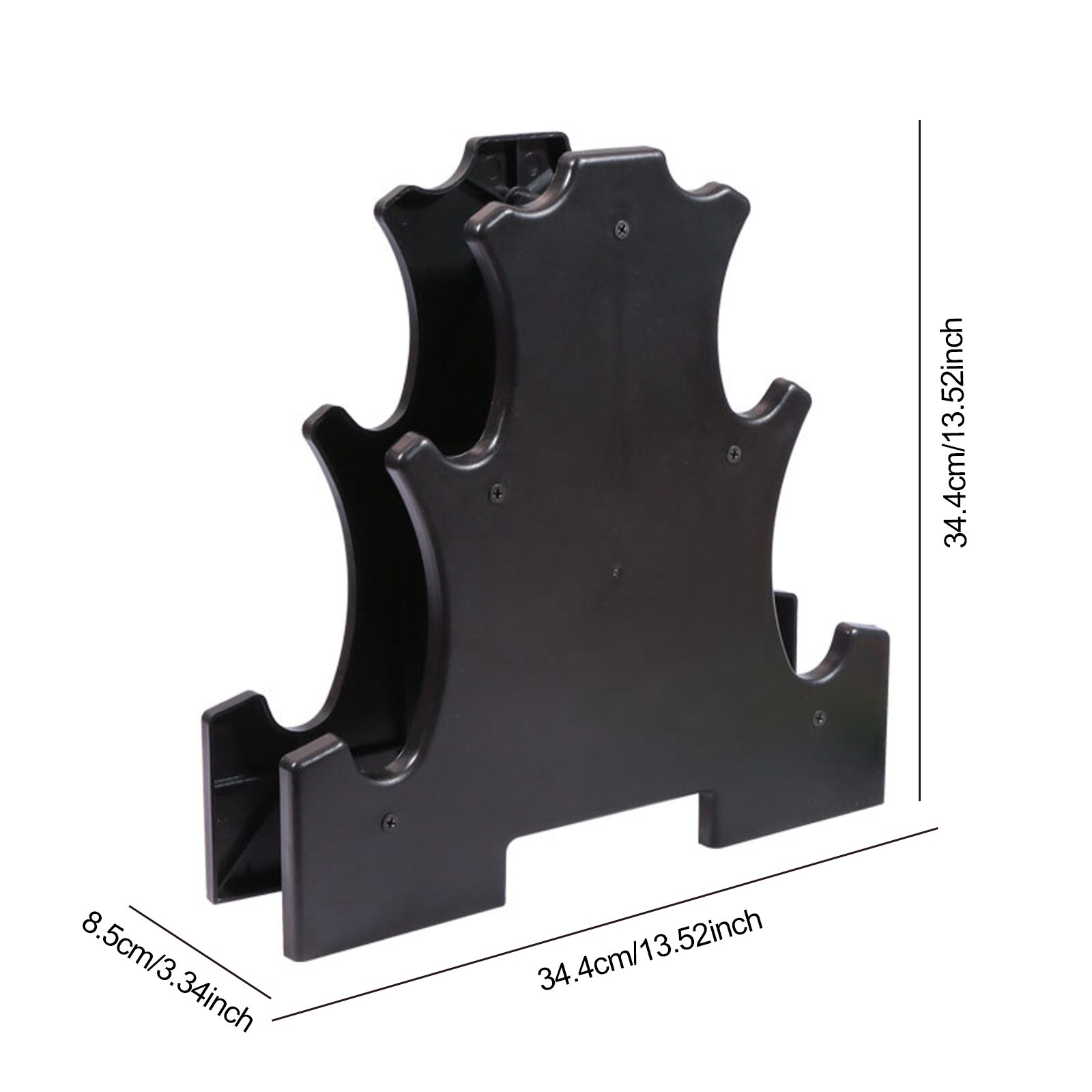 3-Tier Weight Lifting Rack Stands Dumbbell Weightlifting Holder Dumbbell Floor Bracket Home Exercise Accessories