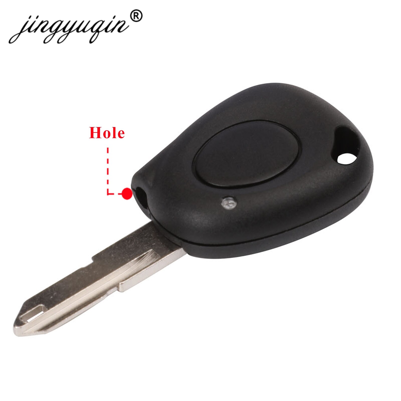 jingyuqin Replacement 1 Button Auto Key Shell for RENAULT Megane Clio Scenic 1 BN IR Remote Car Key Case Fob Uncut NE73