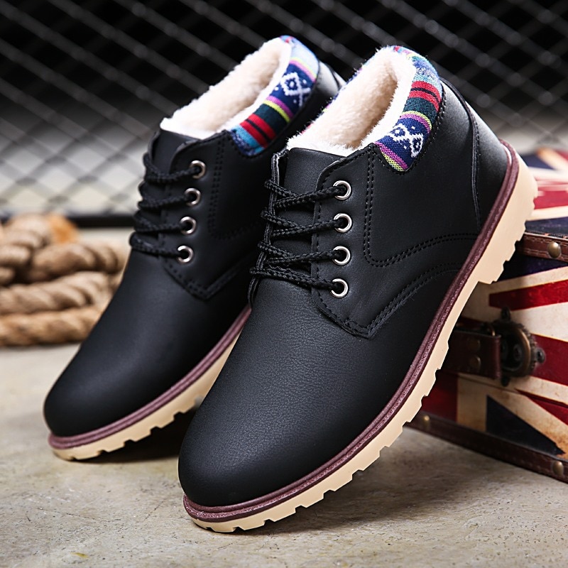 Warme heren sneeuwlaarzen nieuwste hoge top plus fluwelen warme heren winterlaarzen jeugd verdikking wilde warme laarzen erf 4
