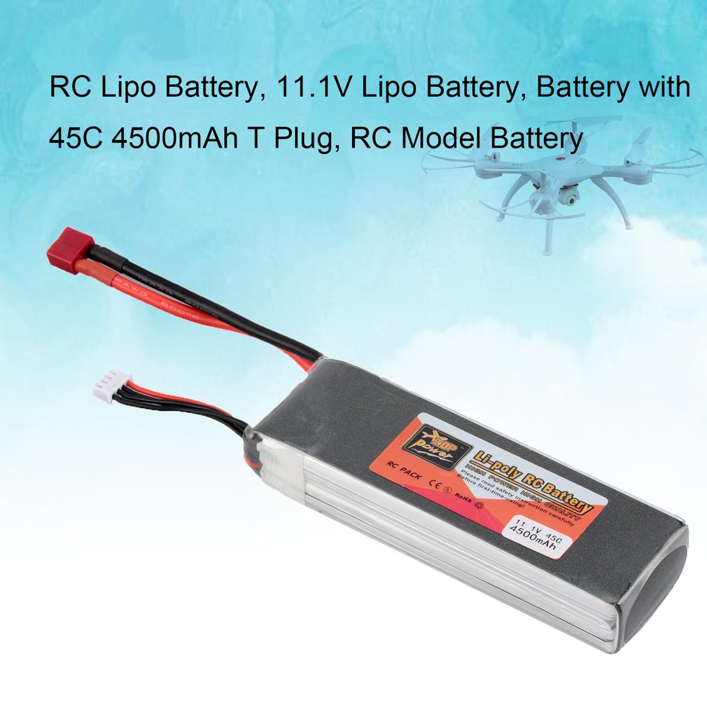 Zop Power 14.8V/11.1V/7.4V/ 5000 Mah/4500 Mah/1300 Mah/1500 Mah/3500 Mah/6000 Mah 60C 4S 1P Lipo Batterij XT60 Oplaadbare