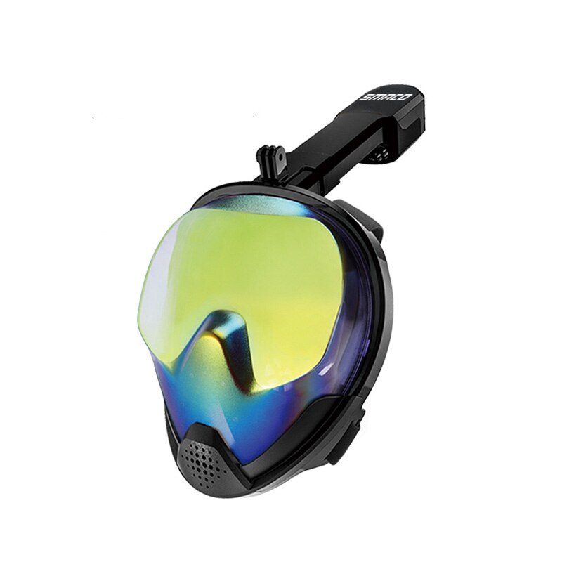 Full Face Underwater Snorkeling Mask Panoramic View Anti-UV Anti-Fog Swimming Training Snorkel Scuba Underwater Diving Mask