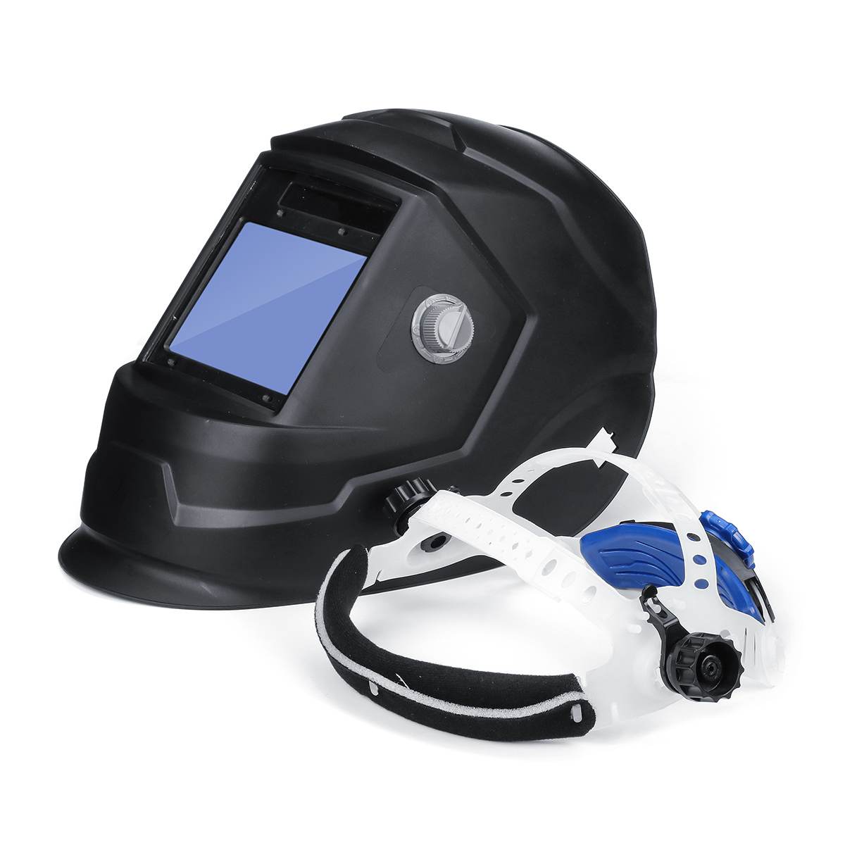 Solar Power Auto Darkening Adjustable Shade Range DIN 9-13/Rest DIN 4 Welding Helmet Large View Area Arc Tig Mig Welders Mask