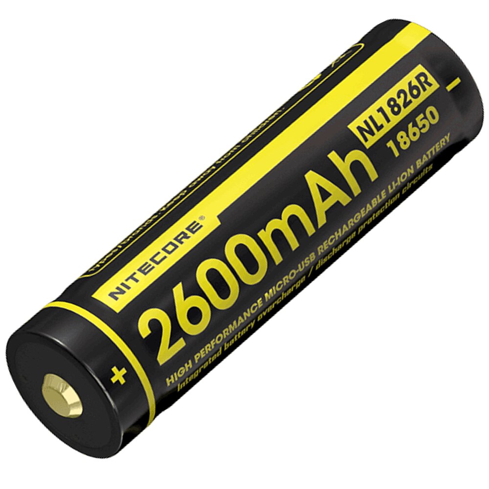Nitecore NL1829RLTP 2900 Mah 18650 Koude Bestendig Usb Oplaadbare Li-Ion Batterij Voor Bevriezing Omgevingen Ingebouwde Lading Poort: 2600mAh NL1826R