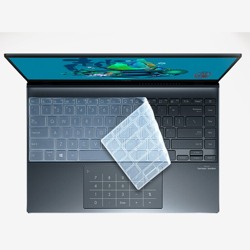 Silicone laptop Keyboard Cover skin film for Asus ZenBook 14 UM425IA UM425I UM 425 IA UX425 UX425J UX425JA 14 inch