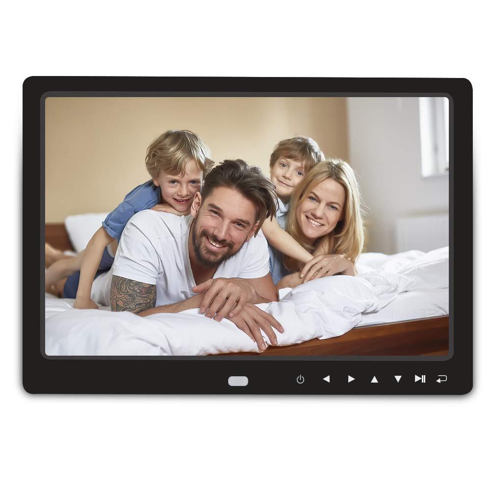 1080P HD Digital Photo Frame Remote Control Support 32G SD USB for Pictures Videos Digital Photo Frame