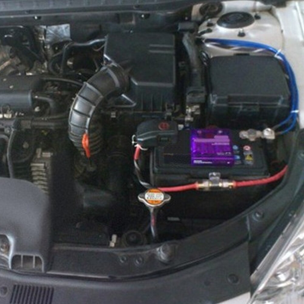 Universal Car Voltage Stabilizer Purple PIVOT MEGA RAIZIN Universal Car Fuel Saver Voltage Stabilizer Regulator