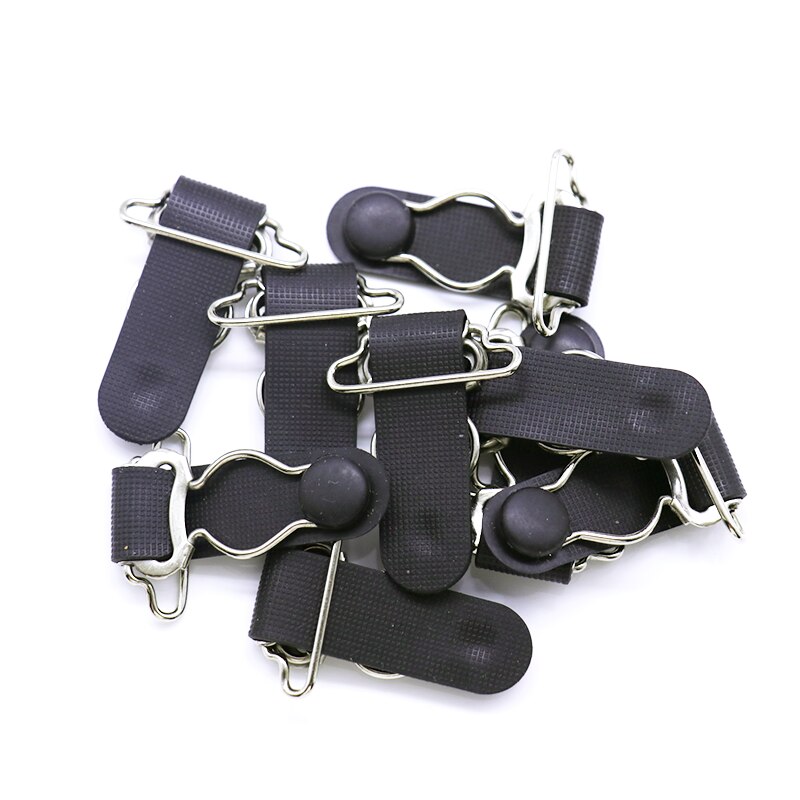 10PCS Womens Leg Garter Straps Thigh High Stockings Suspender Belt Metal Clips Leg Harness Garter Belt Clips Accessories