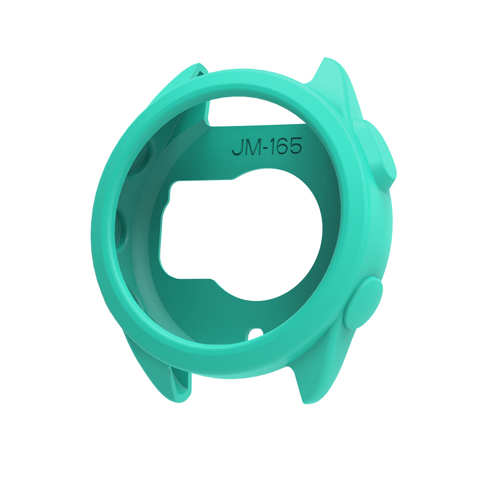 Para garmin forerunner 165 silicone capa protetora relógio escudo protetor macio e durável acessórios de decoração: 橄榄绿
