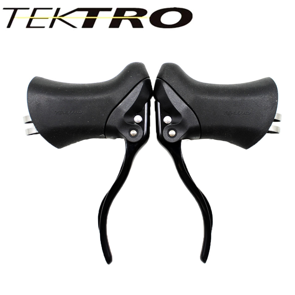 TEKTRO-palanca de freno RL340 para bicicleta de carretera, palanca de aluminio forjado, mecanismo de liberación rápida con capó de goma, manillar de 23,8 y 24,2mm