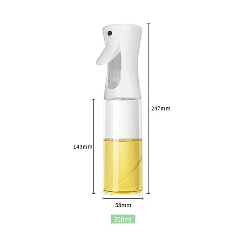 Butelka ze spryskiwaczem do oleju 200ml 300ml 500ml, kuchnia, gotowanie, dozownik do oliwy z oliwek, kemping, grill, pieczenie, ocet, sos sojowy, pojemniki ze spryskiwaczem: Jasnozielony
