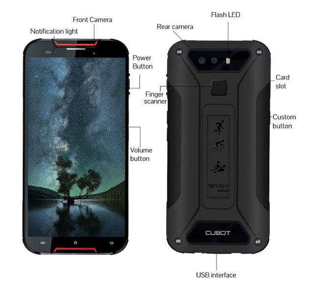 Originele Cubot Quest Lite Telefoon Back Rear Camera Lens Glas Cover Voor Cubot Quest Lite MT6761 Quad Core