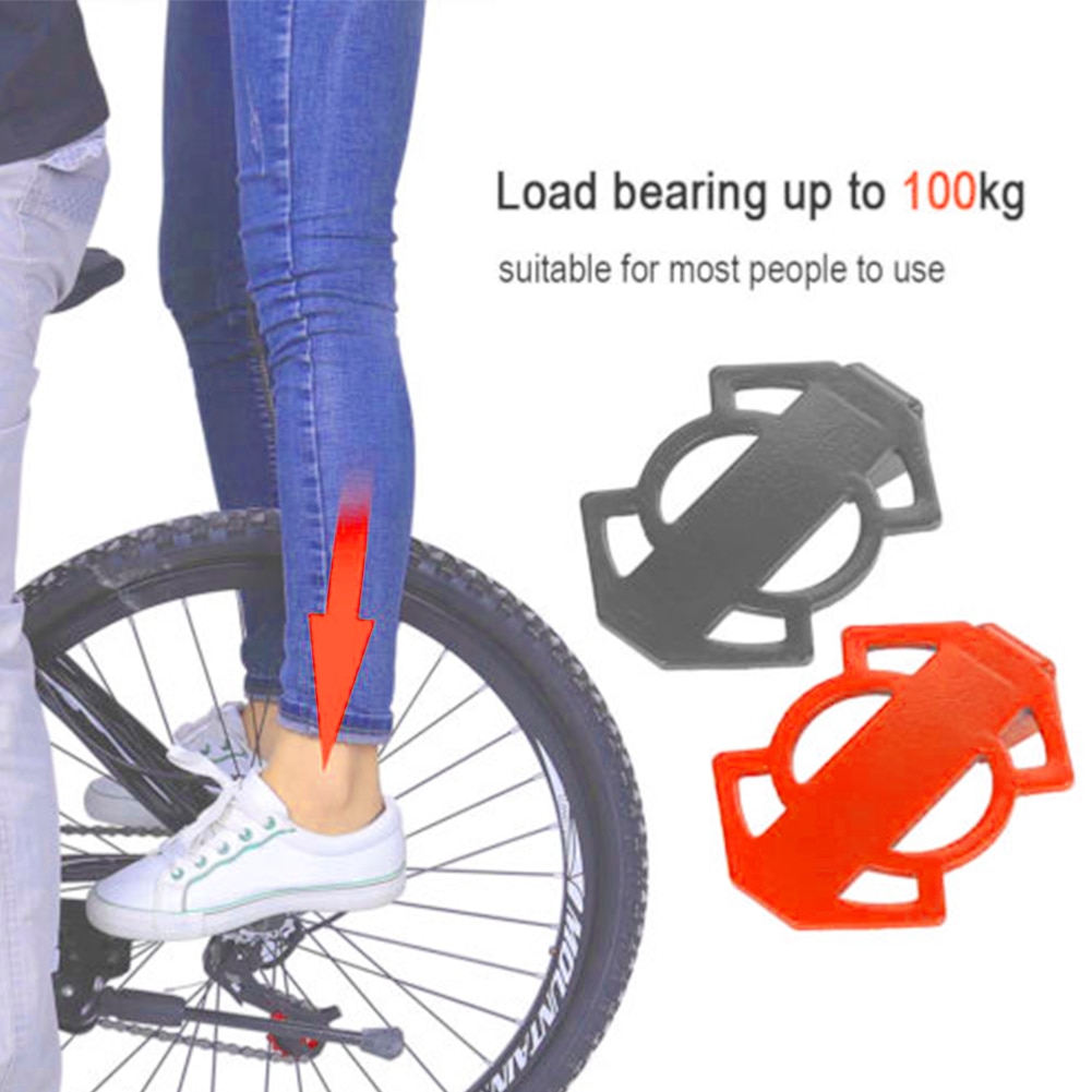 1 par de reposapiés universales para bicicleta de montaña Pedal trasero duradero para ciclismo con tornillos de acero fácil de instalar accesorios sólidos de repuesto