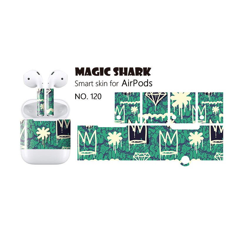 Magic Shark Personalize And Dramatically Change The Look Of Your For Apple Airpods Skin Sticker Easy To Install Stalk Skin Over: 120