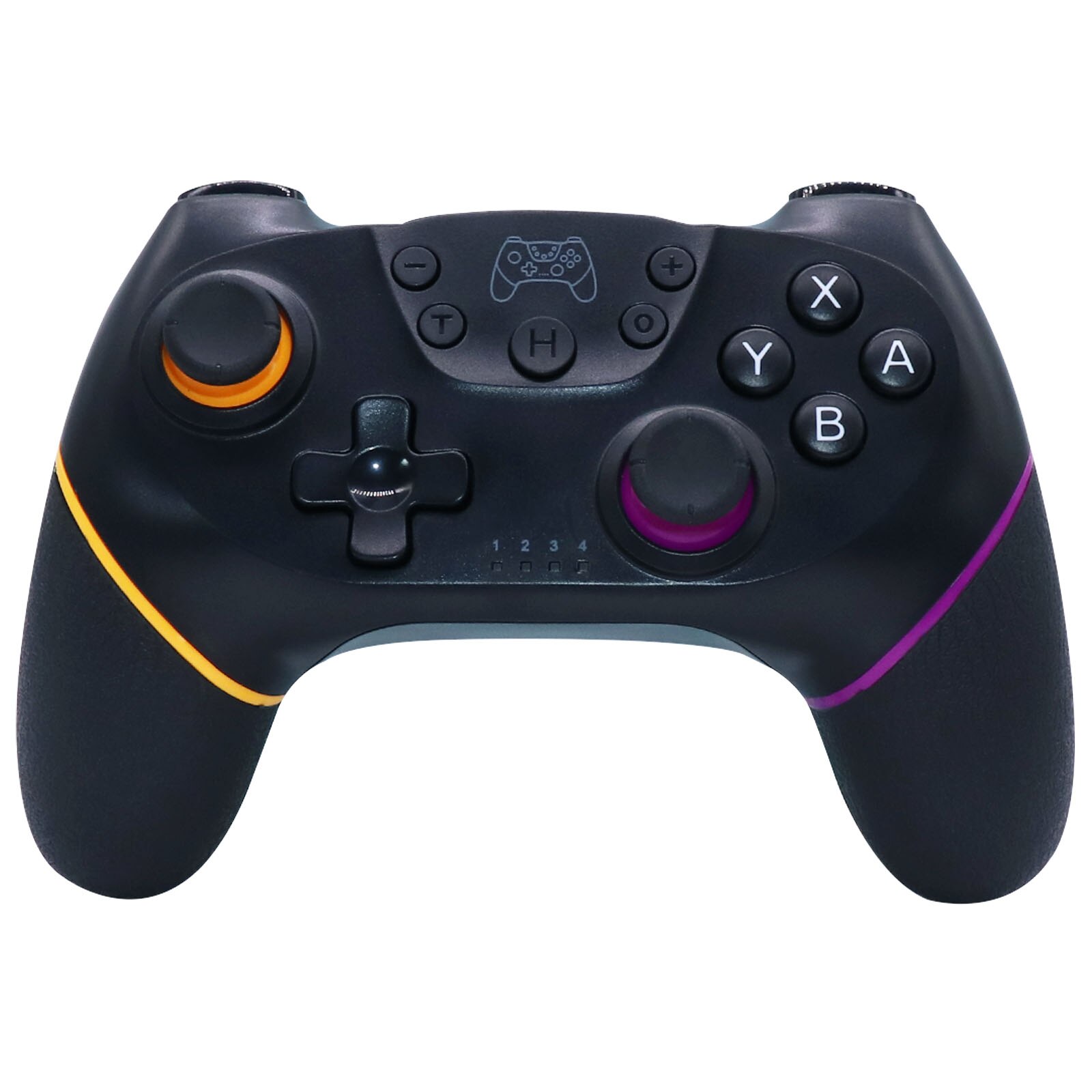 Bluetooth Pro Gamepad für N-Schalter NS-Schalter NS Schalter Konsole Wireless Gamepad Video Spiel USB Joystick Controller mit 6-Achse: black2