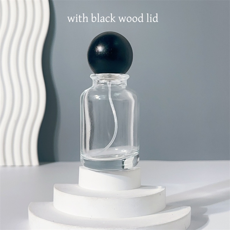 30/50/100ml Empty Glass Spray Bottle Screw Sprayer Fine Mist Portable Perfume Dispenser Reusable Cosmetic Bottle: DARK GRAY / 650mL