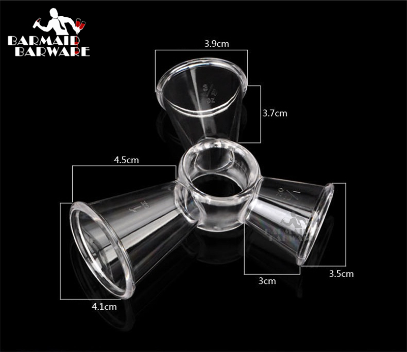 Measuring Cup Tools Bar Measure Cocktail Jigger Three Jiggers Bar Tools Bar Accessories