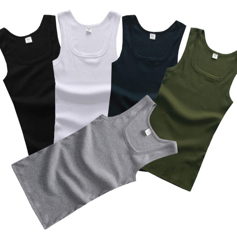 HEIßER Sommer Plus Größe Männliche Kleidung Tank Tops 100% Reine Baumwolle Ärmelloses Fitness T-shirt Elastische Bodybuilding Weste Für Männer Frauen