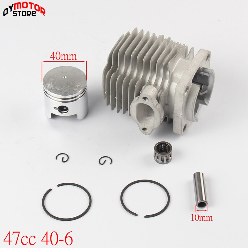 Kit de moteur 49CC 2 temps, démarrage par traction pour Mini vélo tout