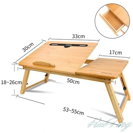 The bedroom sits simple small table board dormitory study foldable desk household adjustable multifunctional lazy table: Style B1