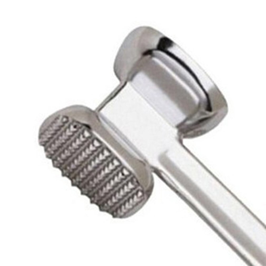 Martillo para bistec, cocina casera, martillo de acero inoxidable, Maza suelta de aluminio para carne: L
