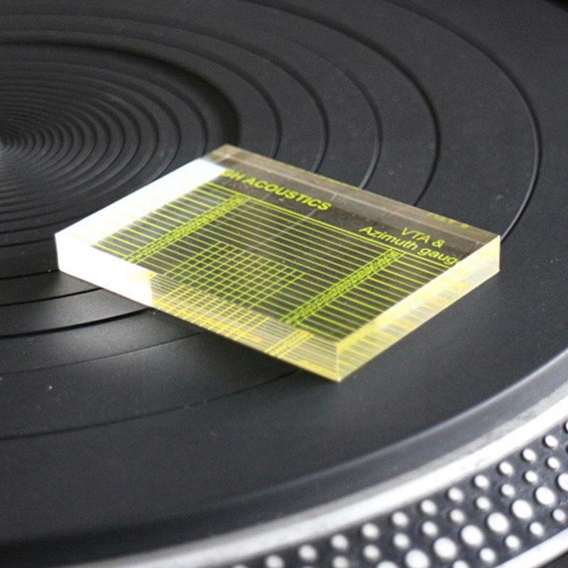 VTA-Regla de ajuste de equilibrio y Azimuth, medidor de discos de vinilo, reproductor de Tonearm, bolsa de Azimuth VTA/cartucho, regla Phono
